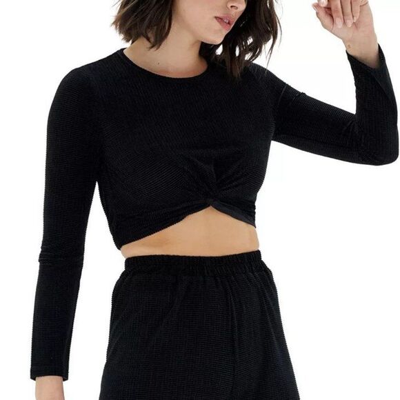 MINKPINK Tops - MINKPINK Twist-Front Crop Top